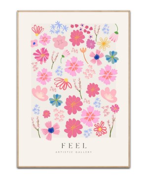 Feel - Artistic Gallery, 50x70 cm plakat