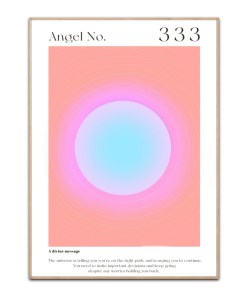 Angel No. 333, 50x70 cm plakat