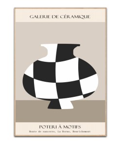 Galerie De Céramique no.1, 50x70 cm plakat