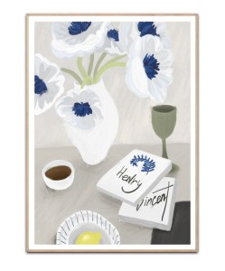 Afternoon table, 50x70 cm plakat