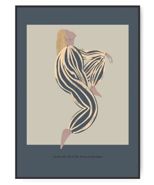 Lagom, Lady Print collection, 50x70 cm plakat