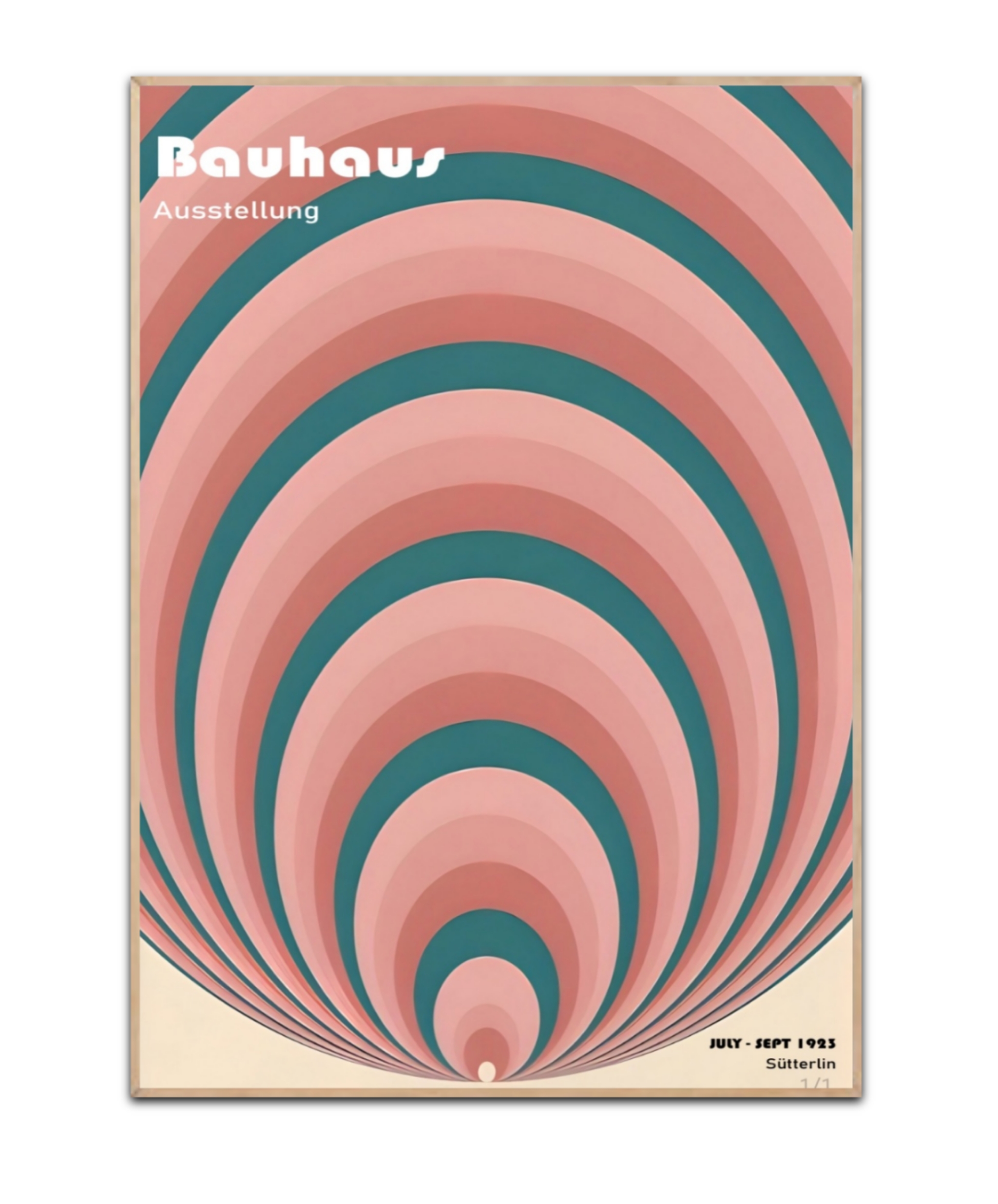 Bauhaus Ausstellung 1923- 50x70 cm plakat