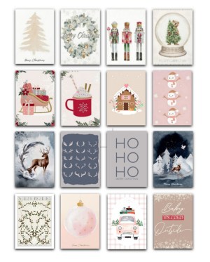 Jule Plakatpakke nr. 2, med 20 stk A5 kort