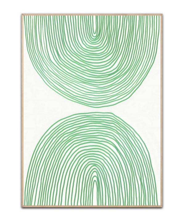 Green Arches, 50x70 cm plakat