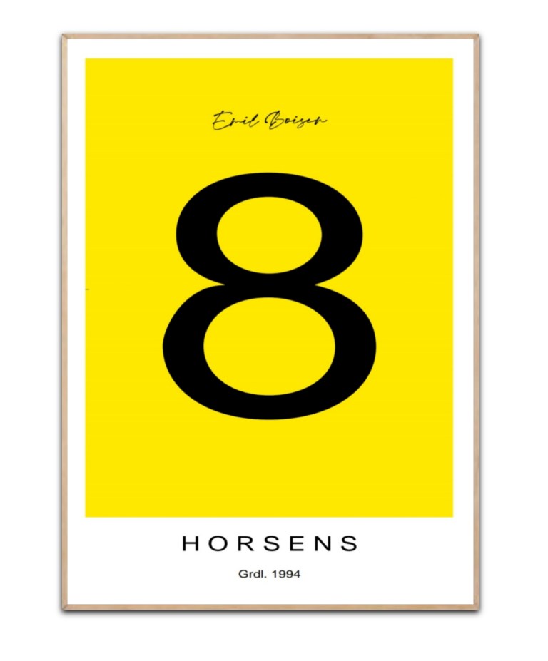 Horsens Fodboldklub, med valgfrit navn og Nummer