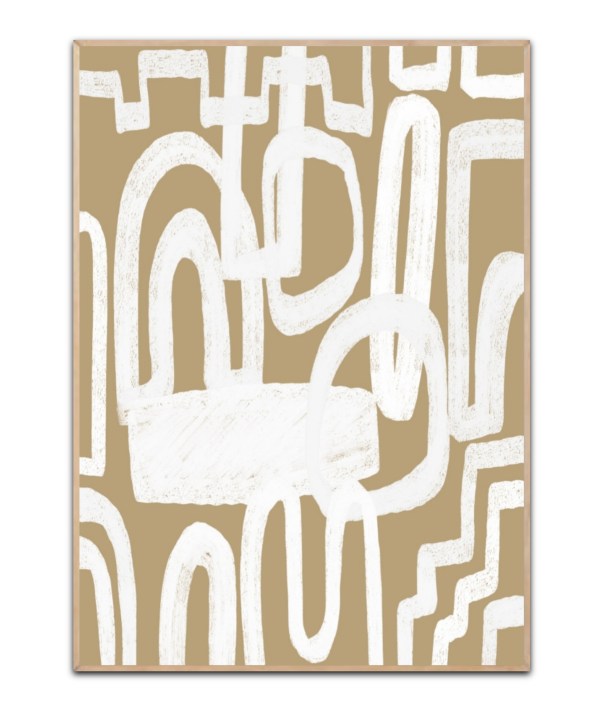 Abstract Fine lines - 50x70 cm plakat