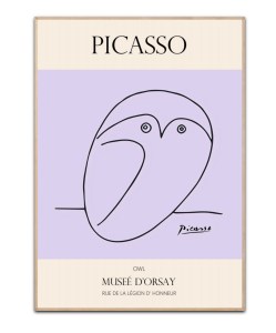 Picasso Owl A3 plakat