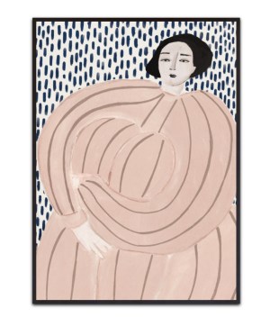 Rosa Space - Canvas Print