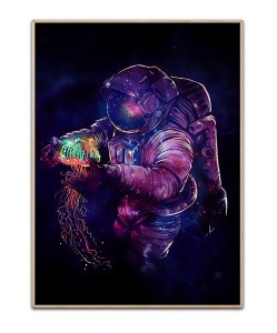 Astronaut, A3 Plakat