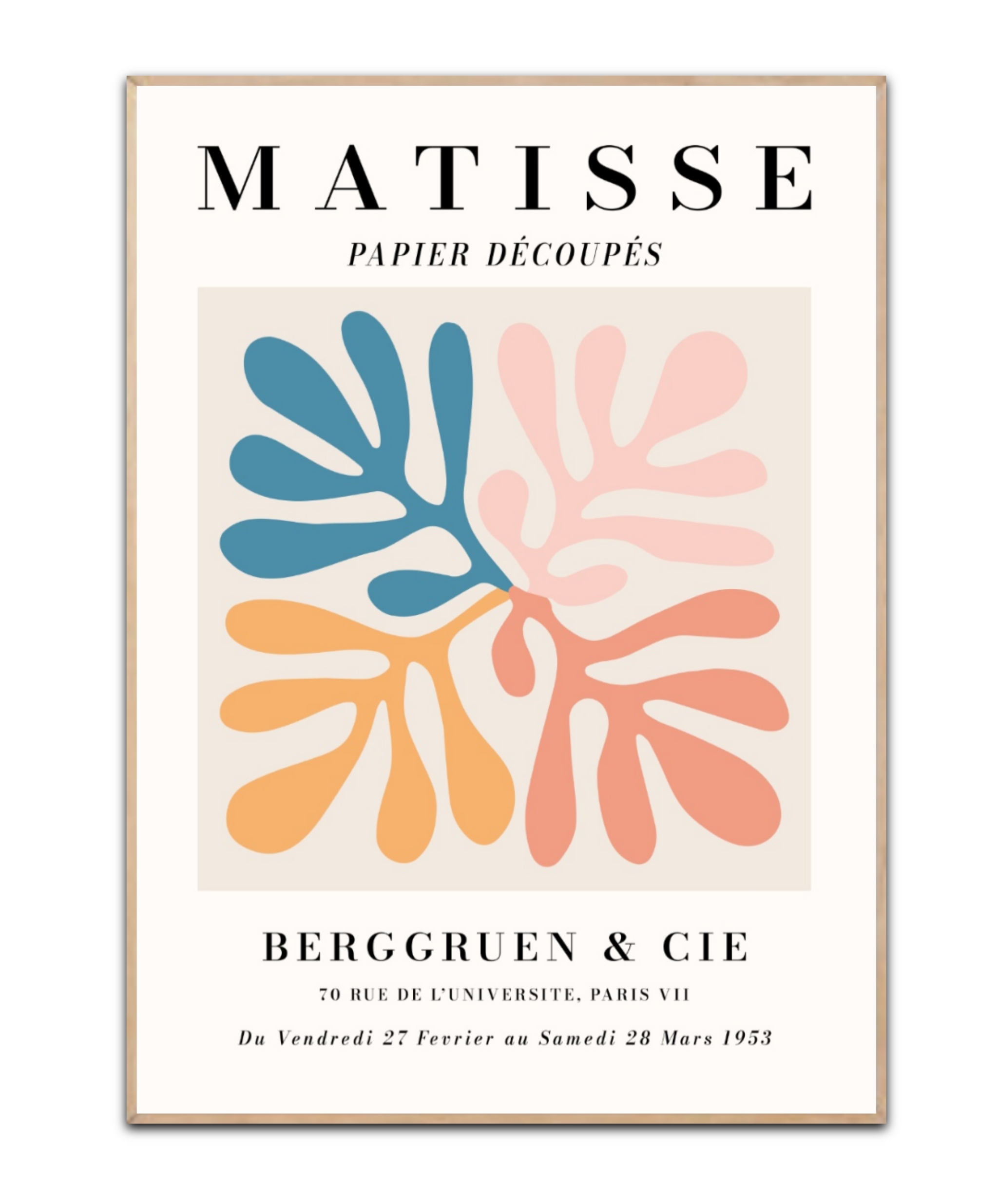 Matisse 4 colors  plakat