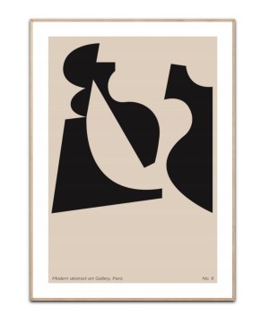 Modern Abstract art gallery, Paris No.9  - 50x70 cm plakat