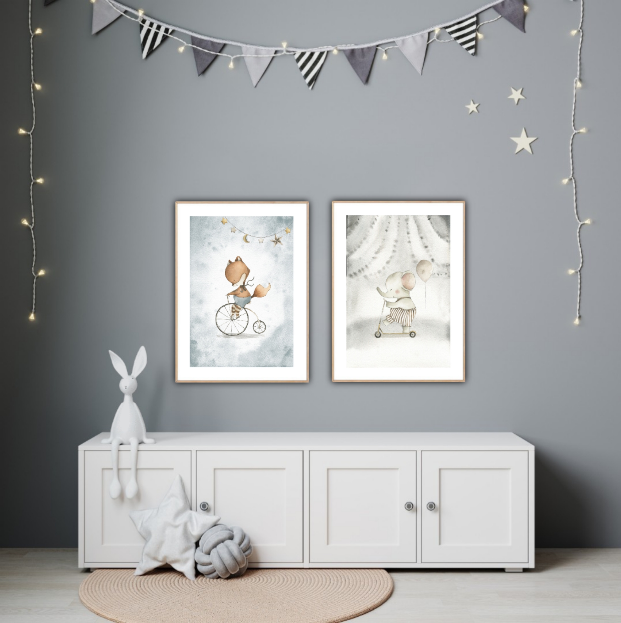 Elephant Scooter, 50 x 70 cm plakat - Billede 3