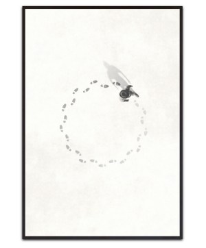 Walking in Circle - Canvas Print