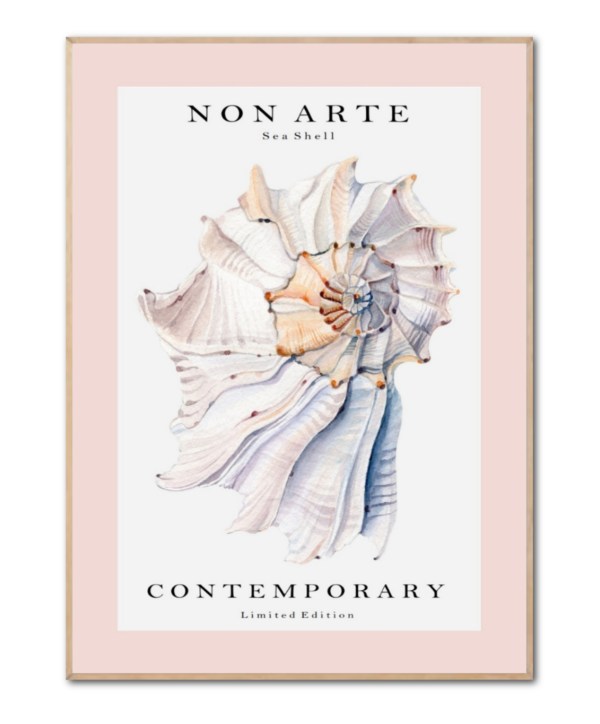 Non Arte Seashell, A3 plakat