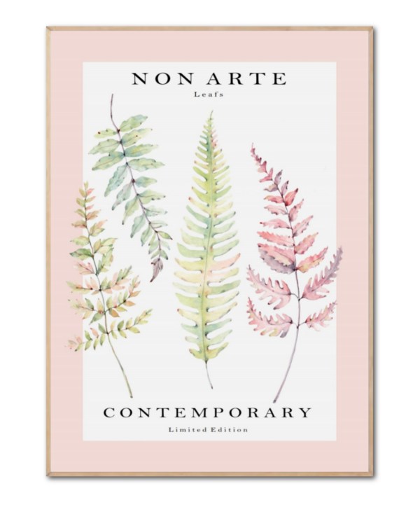 Non arte, Leafs, 50 x 70 cm plakat