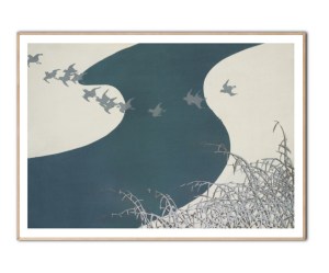 Kamisaka – Birds from momoyogusa 1910, 50x70 cm plakat