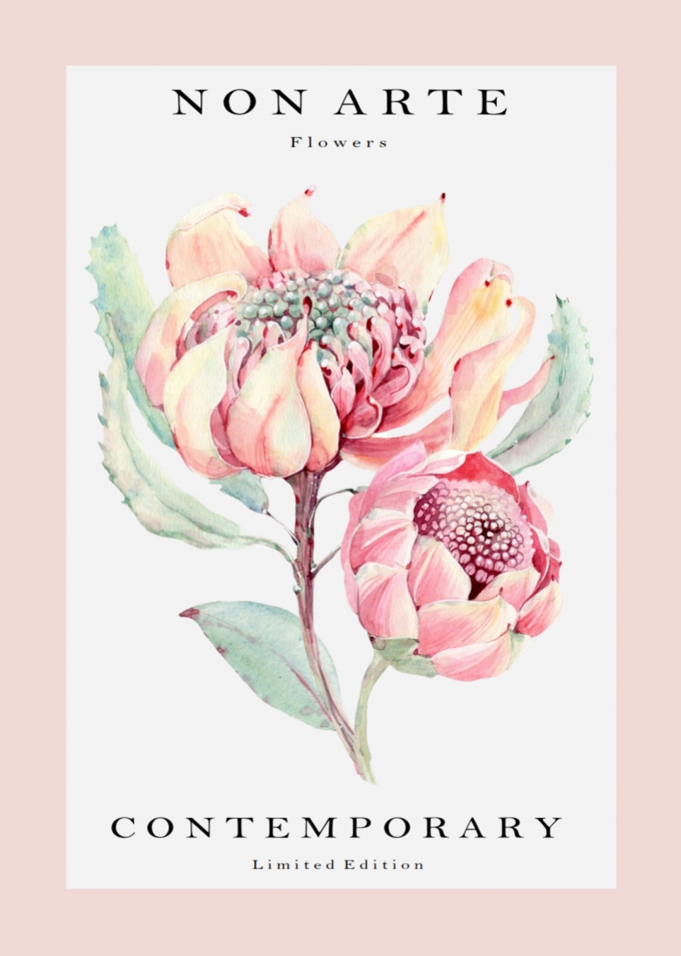 Non arte, flower no. 1, 50 x 70 cm plakat - Billede 2