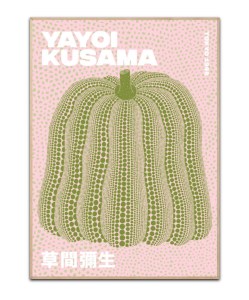 Yayoi Kusama Green & Rose plakat
