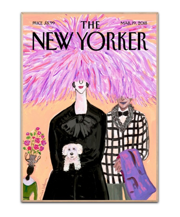 The New Yorker - dame, 50x70 plakat