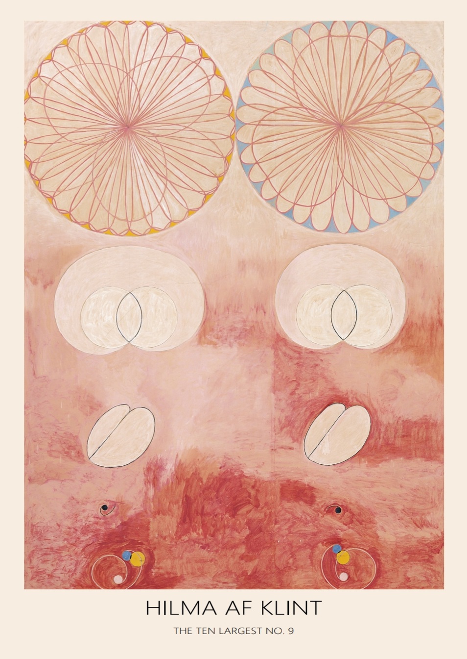 Hilma Af Klint, The ten largest No. 9, A3 plakat - Billede 2