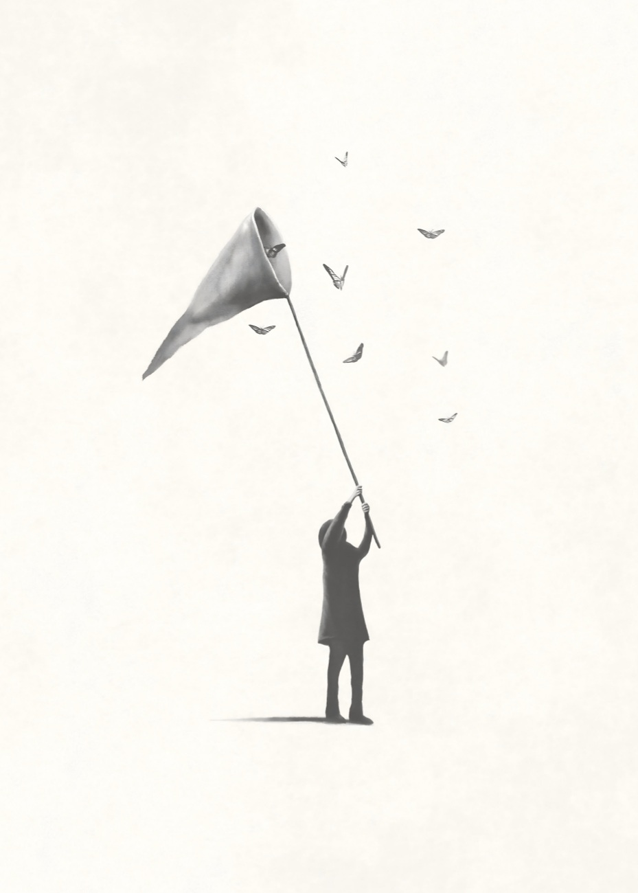 Catching Butterflies, A4 plakat - Billede 2