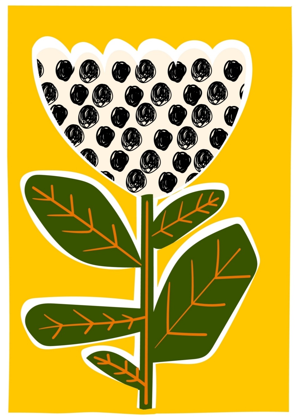 Summer flower, A3 plakat - Billede 2
