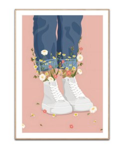 Flower Shoes, A3 plakat