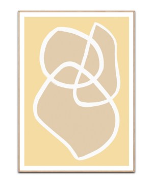 Shape 13 Yellow, 50x70 plakat