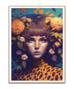 Leo Woman By Treechild, 50x70 plakat