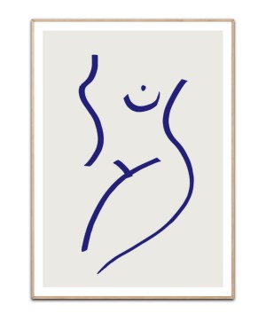 Nude Blue plakat