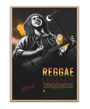 Legends Series- Reggae By Fadil Roze plakat