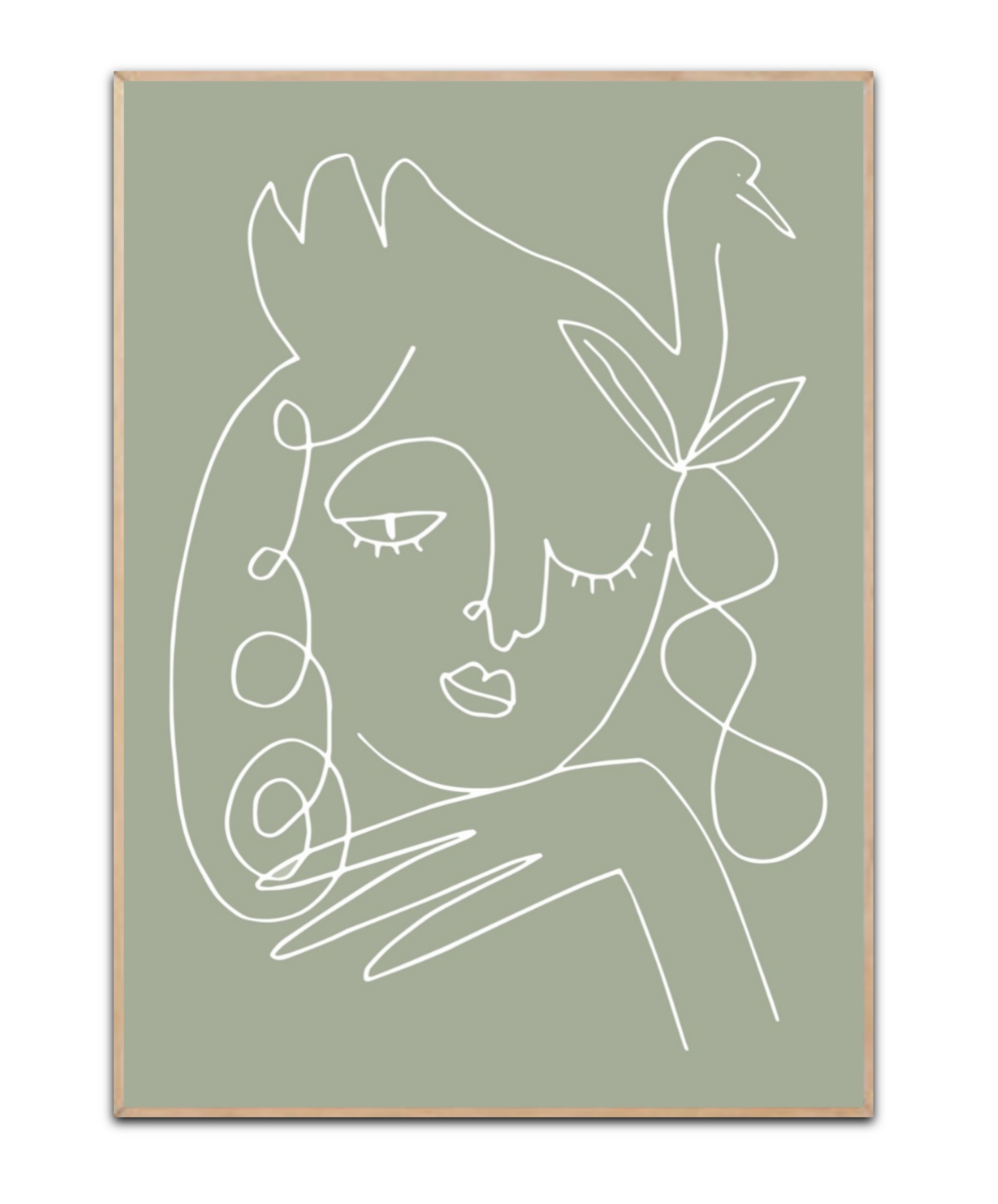 Woman Green, 50x70 plakat