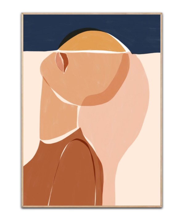 Half Face Half Sun, 50x70 plakat