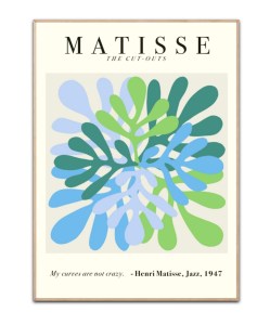Matisse Blue And Green plakat