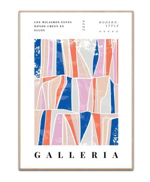 Abstract Gallery - Wherever you go.., 50x70 cm plakat