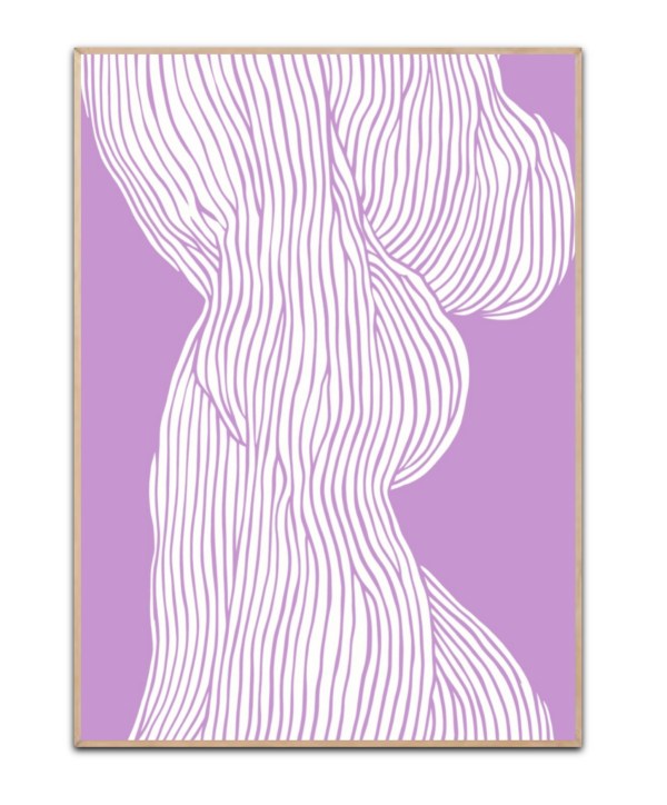 Purple Fibers, A3 plakat