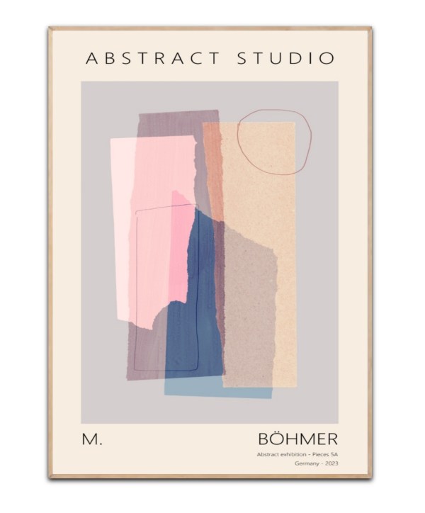 M. Böhmer - Pieces 5A, A3 plakat