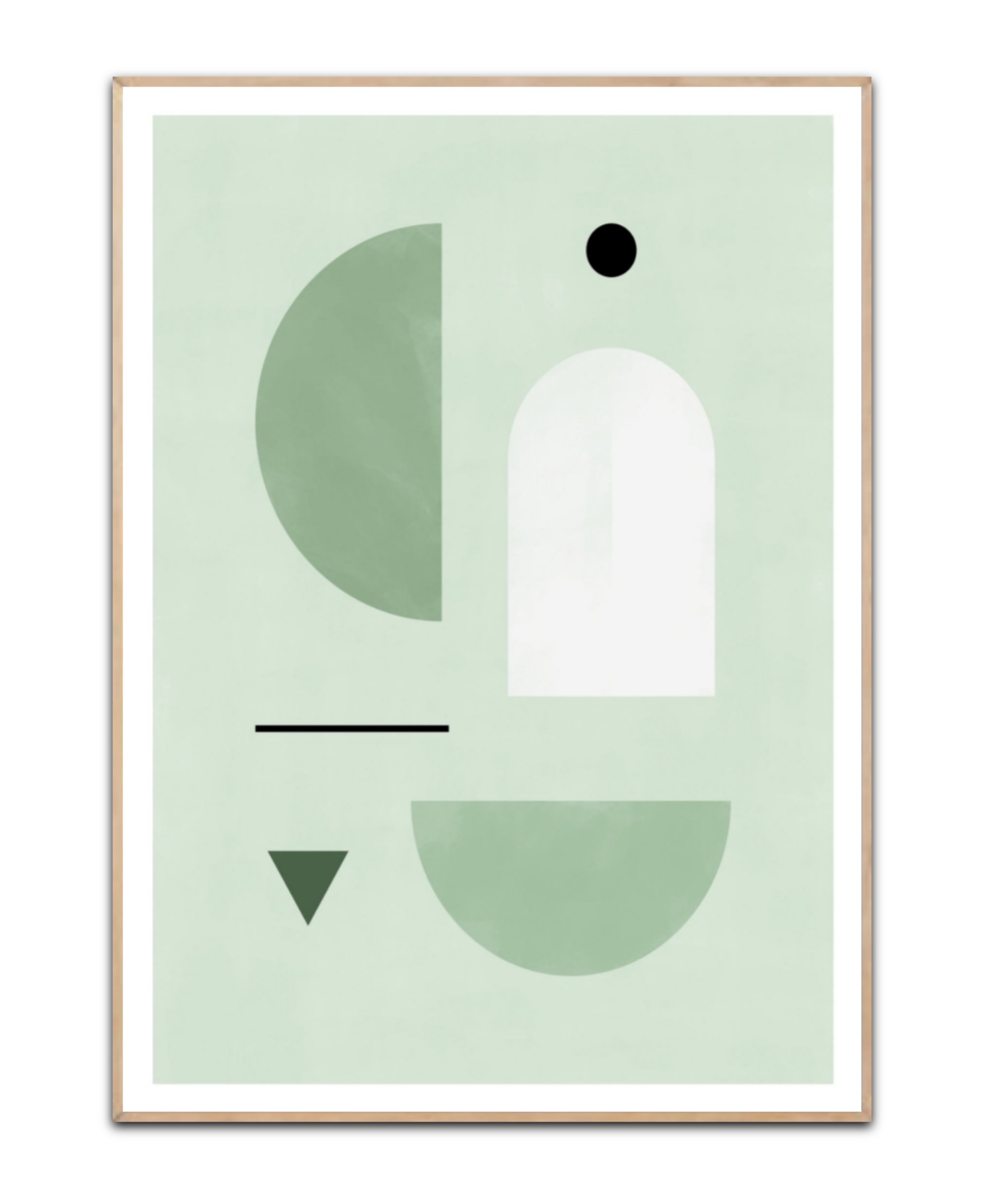 Abstract green no. 1 plakat
