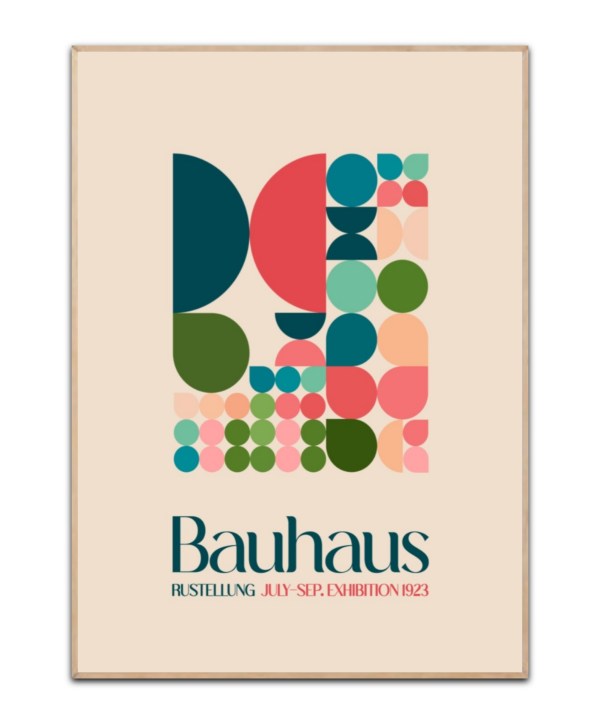 Bauhaus 1923 - abstract no.2, A3 plakat