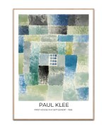 Paul Klee, First house in settlement plakat, 50 x 70 cm plakat