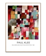 Paul Klee – Red, green and yellow plakat - 50 x 70 cm
