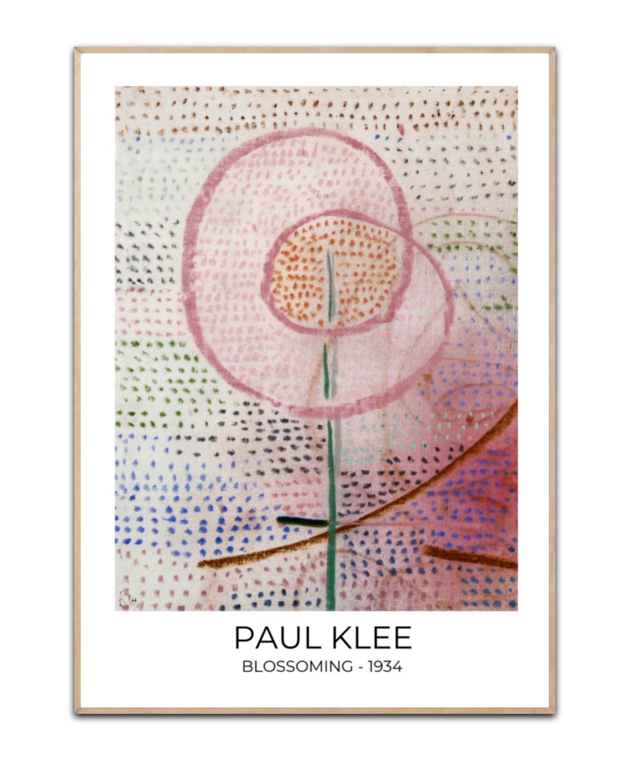 Paul Klee - Blossoming plakat, 50x70 cm