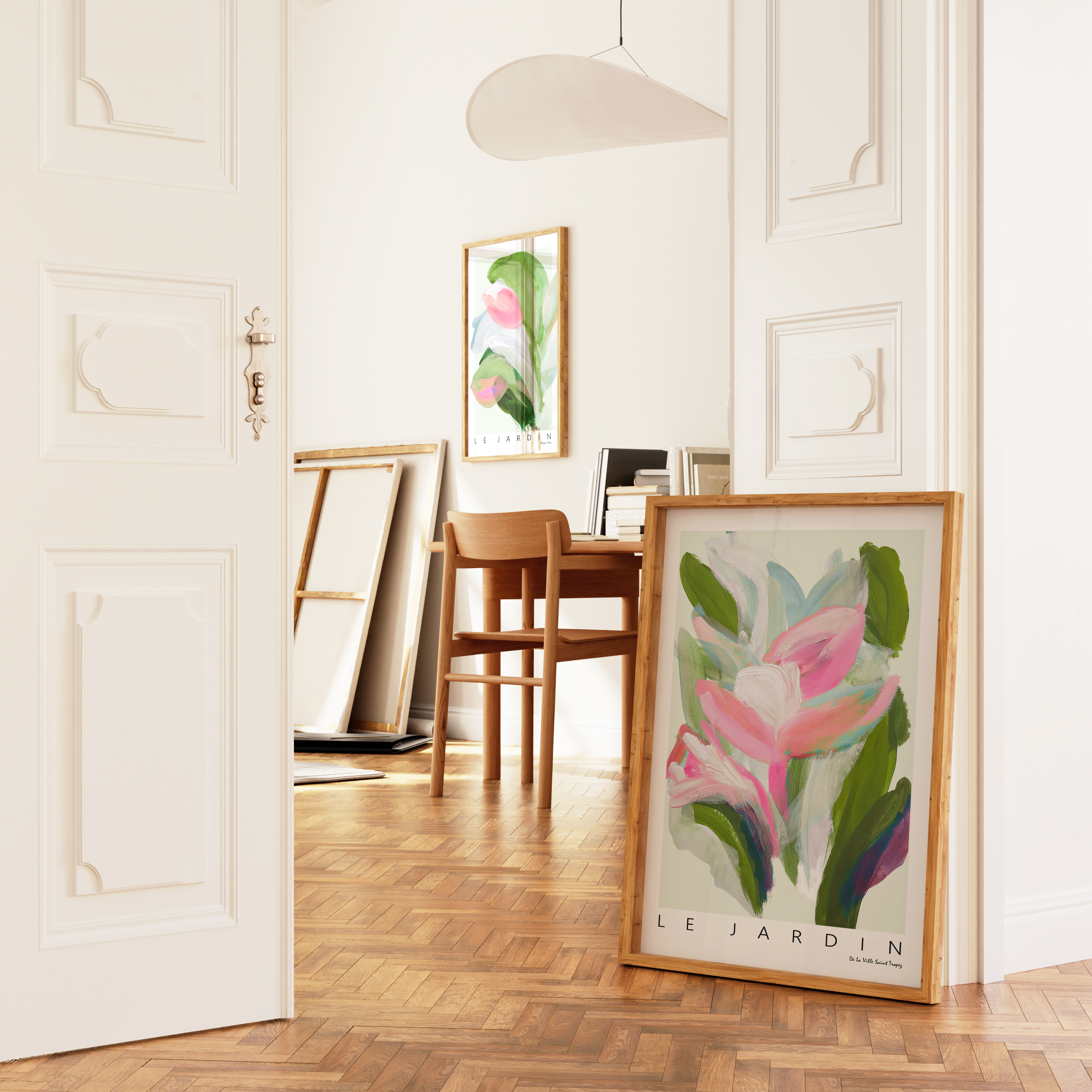 Le Jardin - Saint Tropez, 50x70 cm plakat - Billede 2