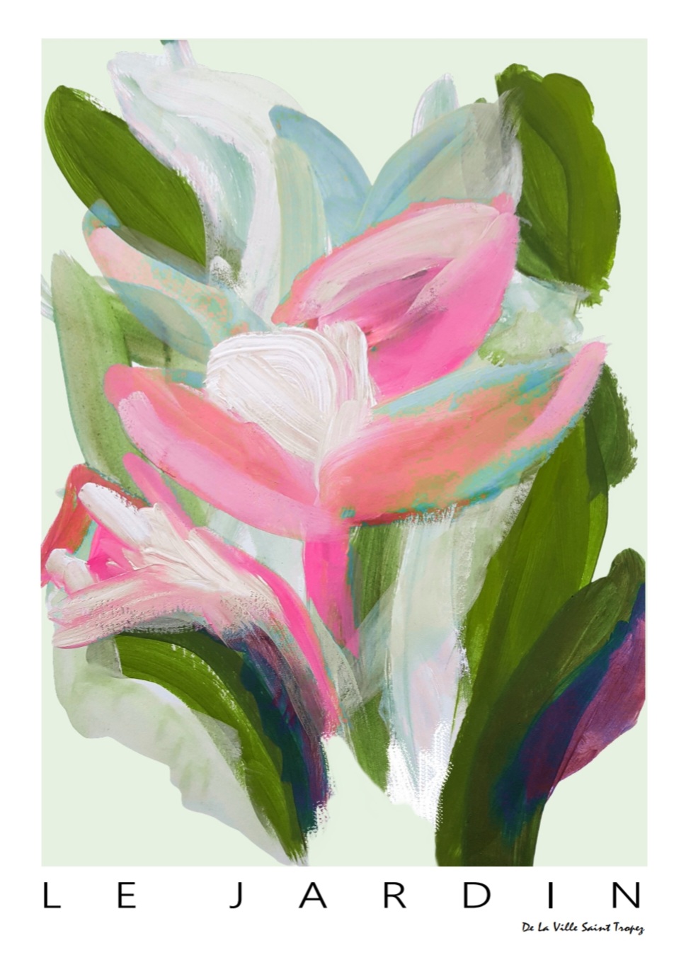Le Jardin - Saint Tropez, 50x70 cm plakat - Billede 3