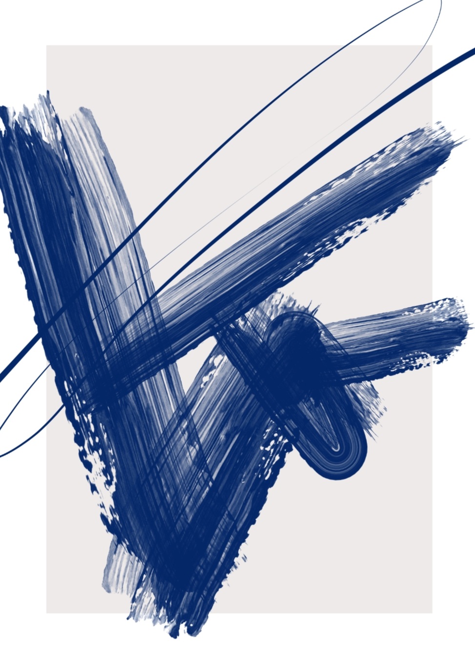 Abstract Feelings no. 2, A4 plakat - Billede 2