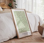 William Morris Willow Pattern grøn 50 x 70 cm plakat