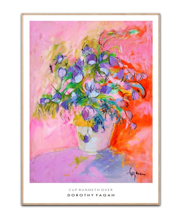 Cup Runneth Over, By Dorothy Fagan, 50x70 cm plakat