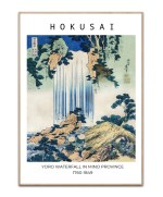 Hokusai Yoro Waterfall plakat, 50 x 70 cm