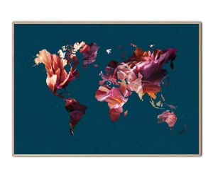 Verdens Kort, A3 plakat