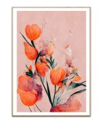 Orange Tulips, 50x70 plakat